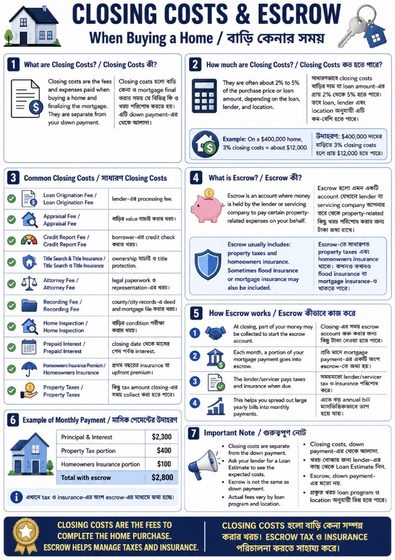 Closing Costs & Escrow