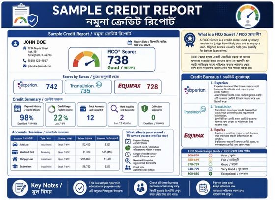 Sample Credit Report