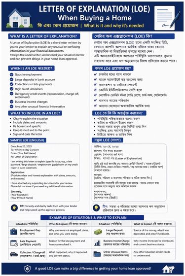Letter of Explanation (LOE)